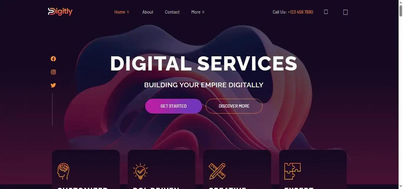 Digitly – Digital Marketing Agency Website Template