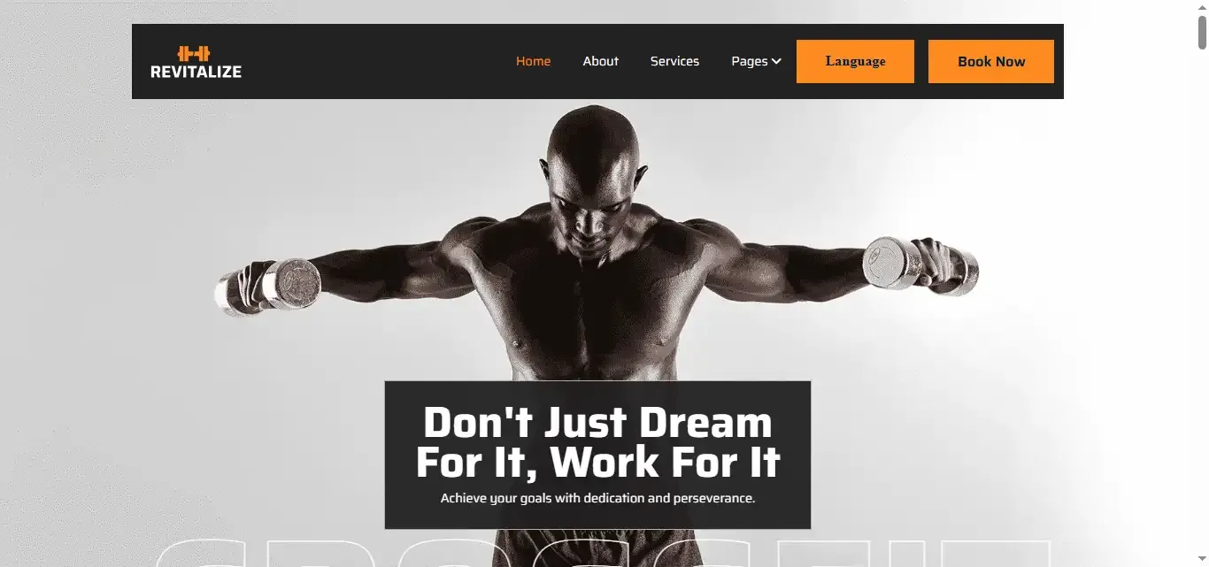 Revitalize – Fitness Gym HTML5 Website Template